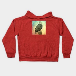 Eagle on a Pole Kids Hoodie